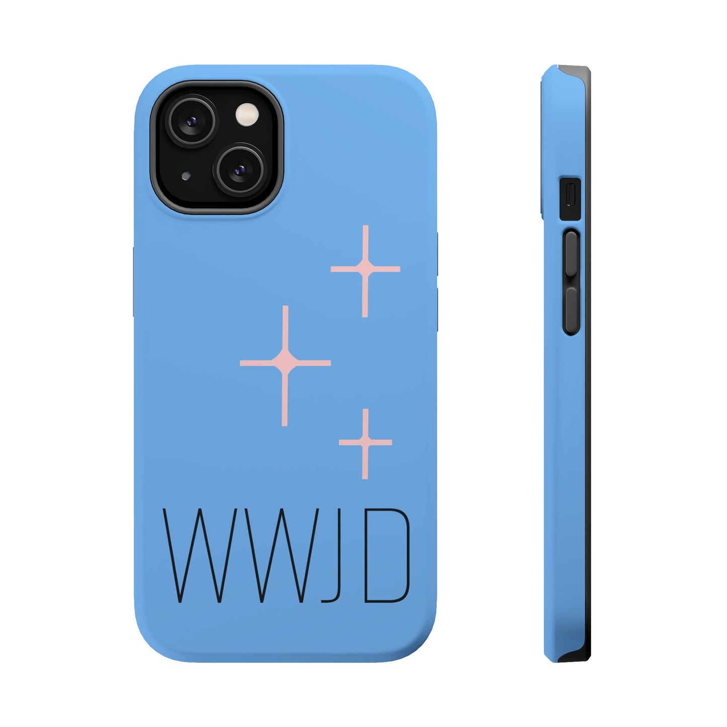 WWJD Magnetic Impact‑Resistant Phone Case — Slim Shockproof MagSafe Compatible