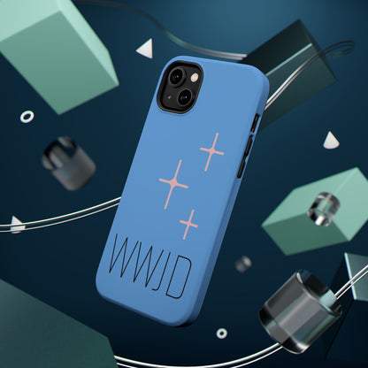 WWJD Magnetic Impact‑Resistant Phone Case — Slim Shockproof MagSafe Compatible
