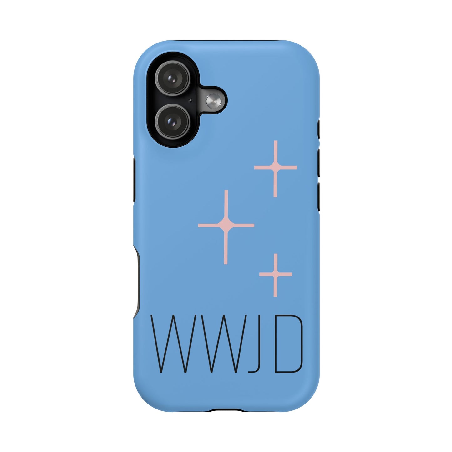 WWJD Magnetic Impact‑Resistant Phone Case — Slim Shockproof MagSafe Compatible