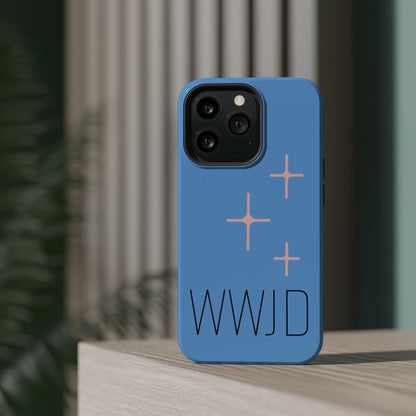WWJD Magnetic Impact‑Resistant Phone Case — Slim Shockproof MagSafe Compatible