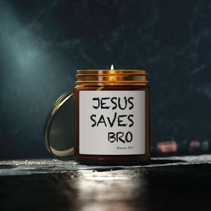 Jesus Saves Bro Scented Candle (4oz/9oz)