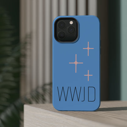 WWJD Magnetic Impact‑Resistant Phone Case — Slim Shockproof MagSafe Compatible