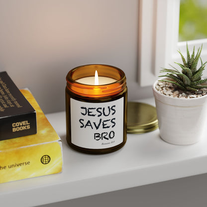 Jesus Saves Bro Scented Candle (4oz/9oz)