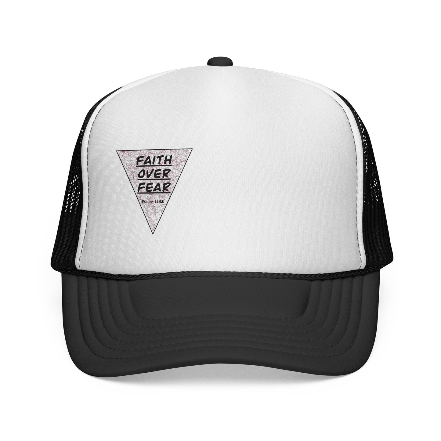 Faith Over Fear Trucker Cap — Inspirational Mesh Baseball Hat
