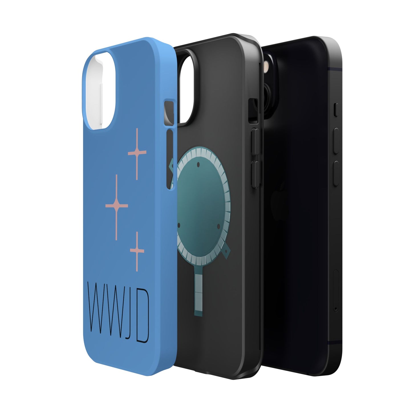 WWJD Magnetic Impact‑Resistant Phone Case — Slim Shockproof MagSafe Compatible