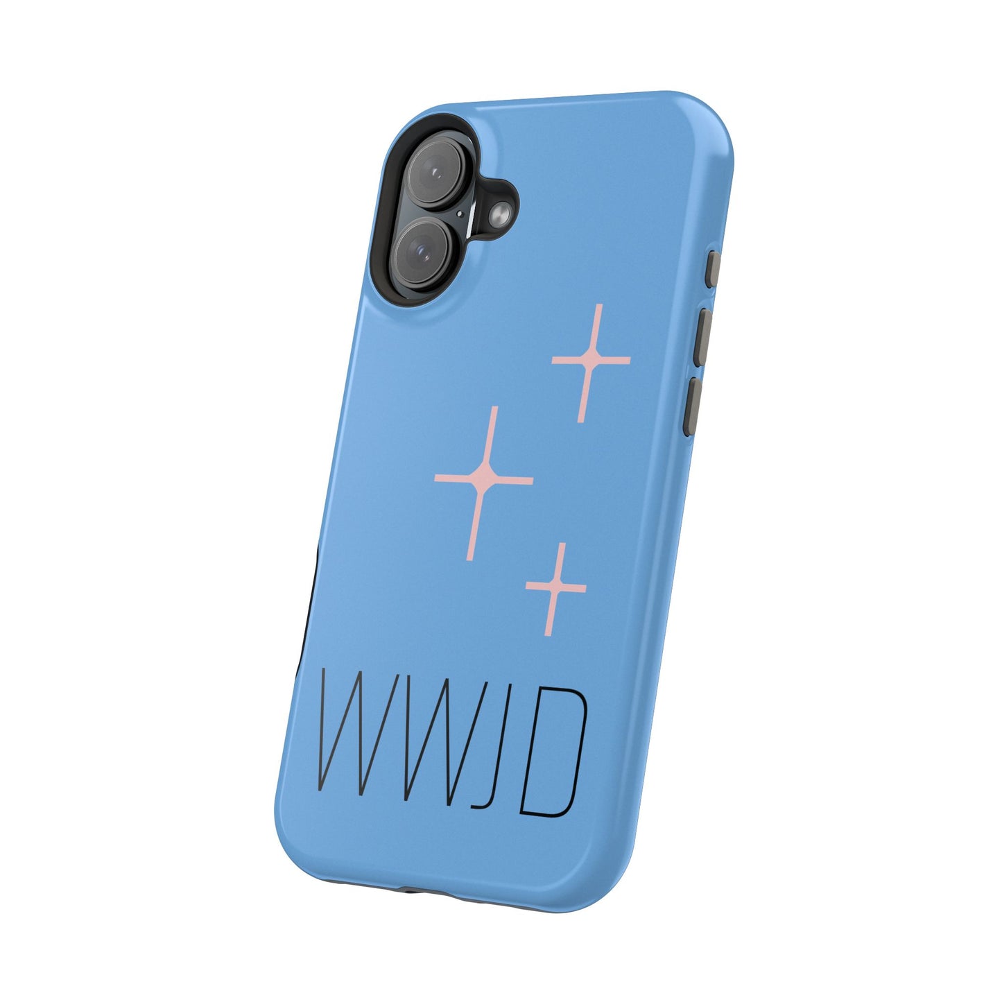 WWJD Magnetic Impact‑Resistant Phone Case — Slim Shockproof MagSafe Compatible