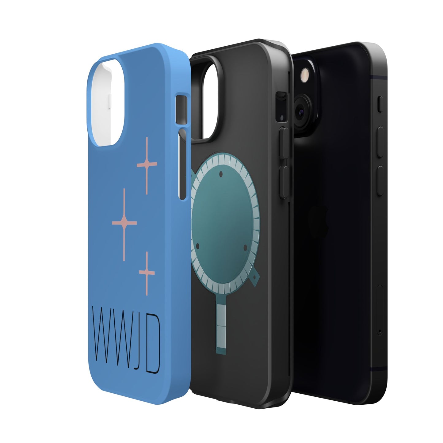 WWJD Magnetic Impact‑Resistant Phone Case — Slim Shockproof MagSafe Compatible