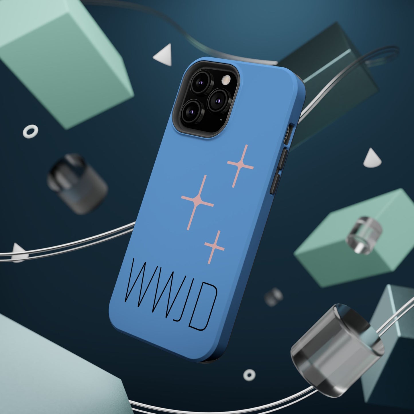 WWJD Magnetic Impact‑Resistant Phone Case — Slim Shockproof MagSafe Compatible