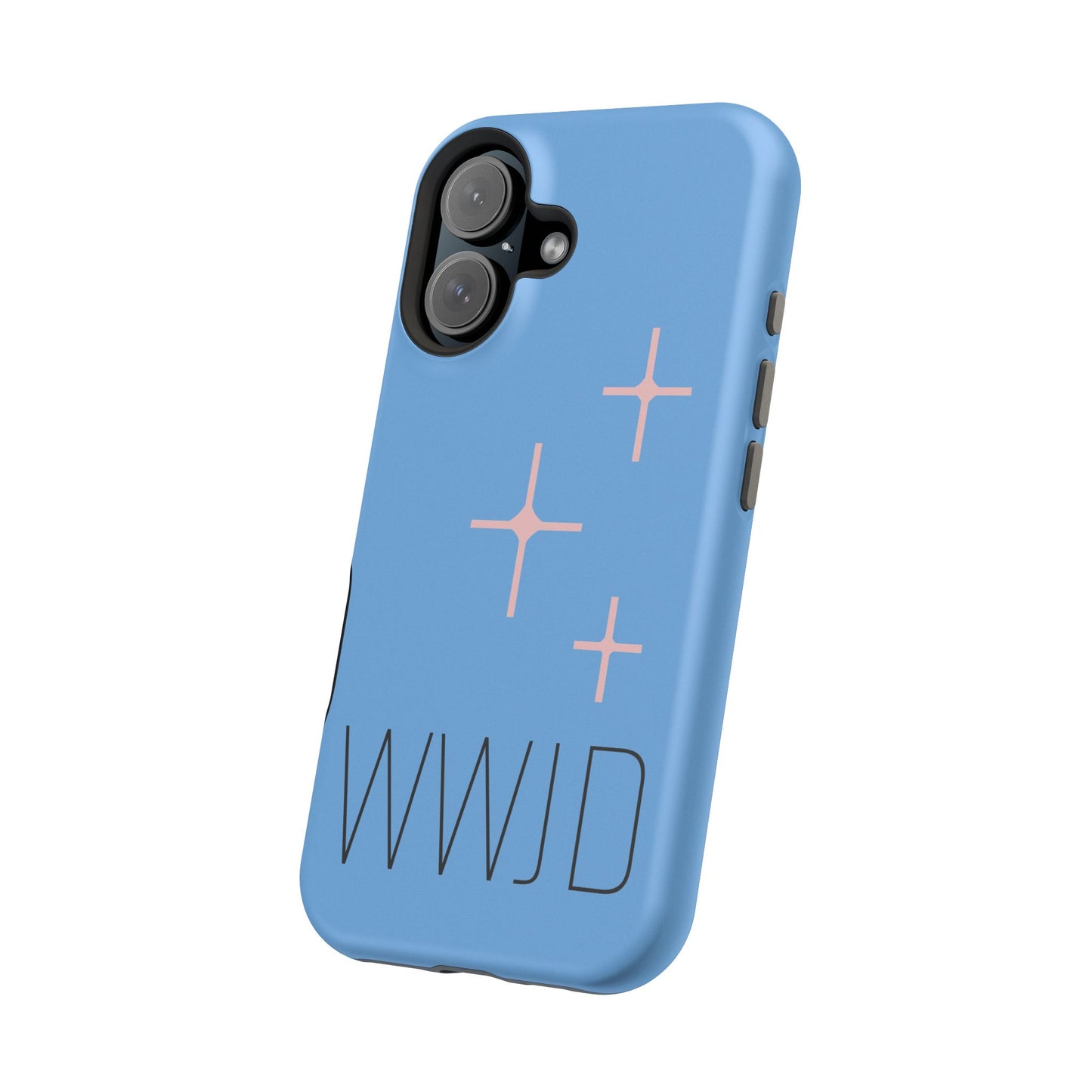 WWJD Magnetic Impact‑Resistant Phone Case — Slim Shockproof MagSafe Compatible