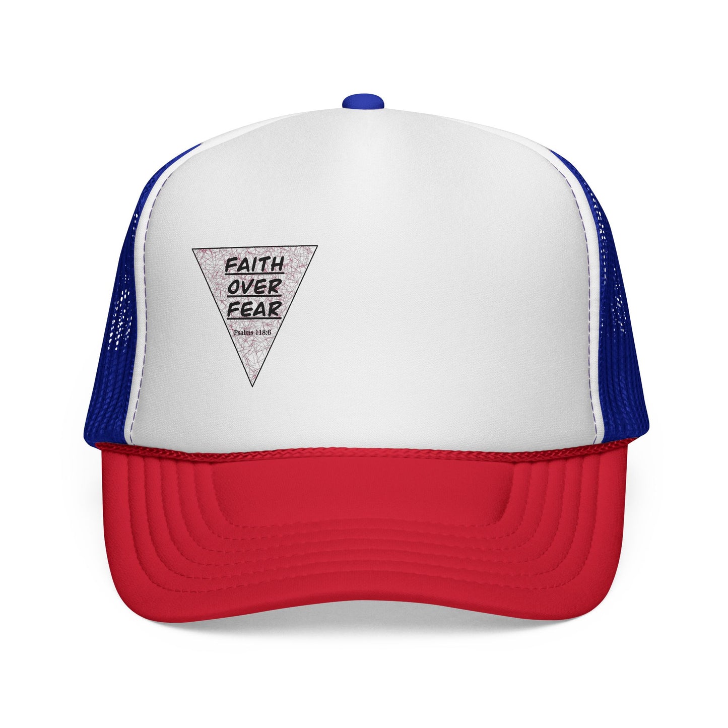 Faith Over Fear Trucker Cap — Inspirational Mesh Baseball Hat
