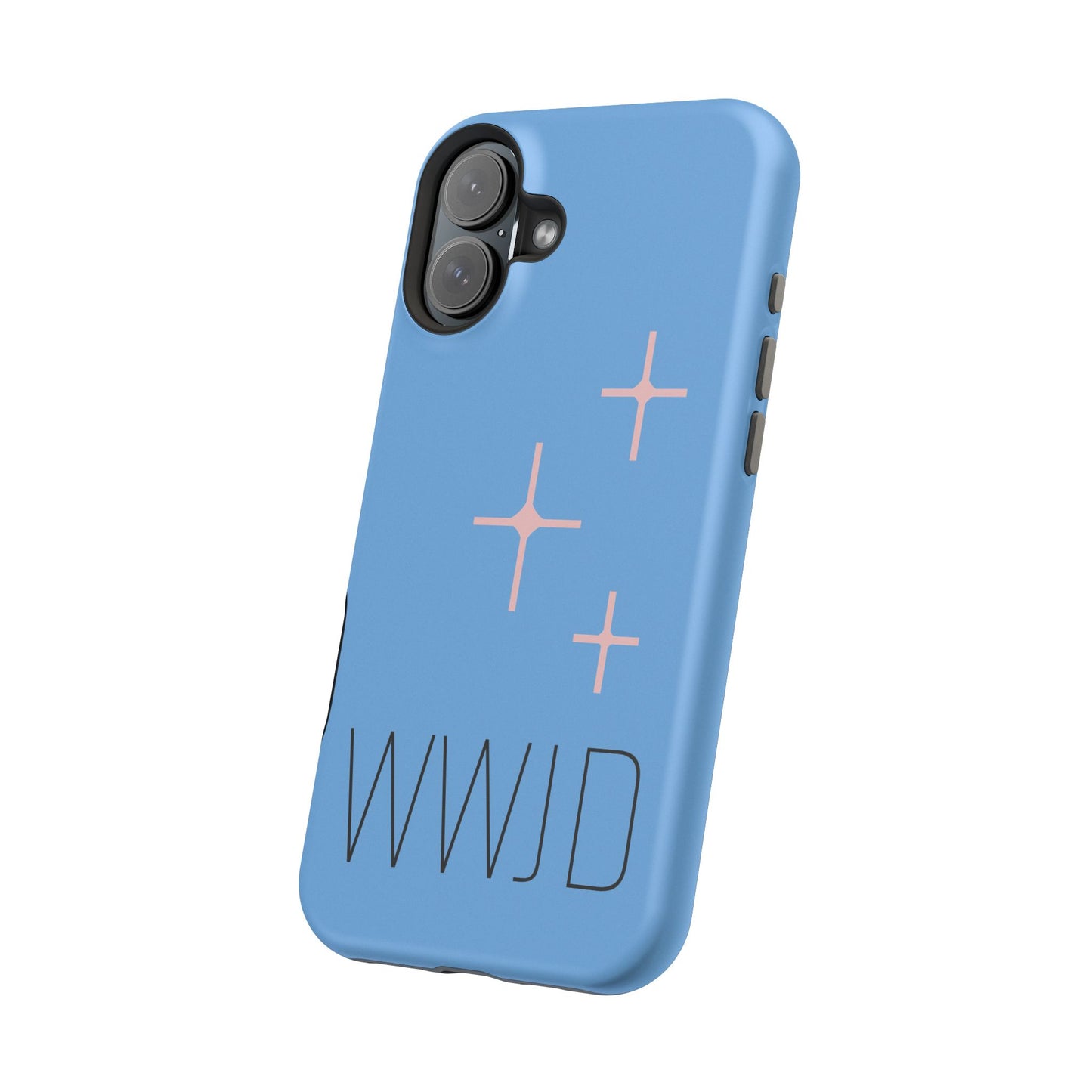 WWJD Magnetic Impact‑Resistant Phone Case — Slim Shockproof MagSafe Compatible