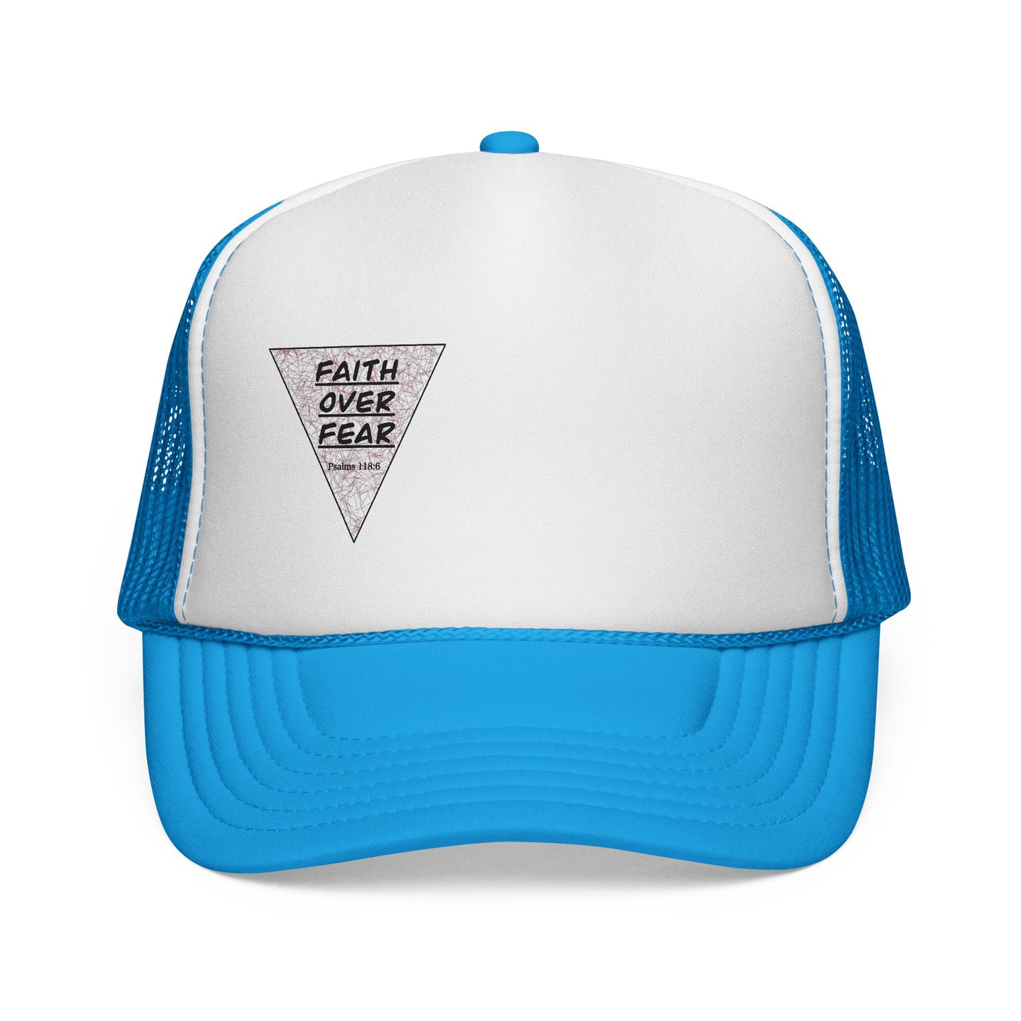 Faith Over Fear Trucker Cap — Inspirational Mesh Baseball Hat