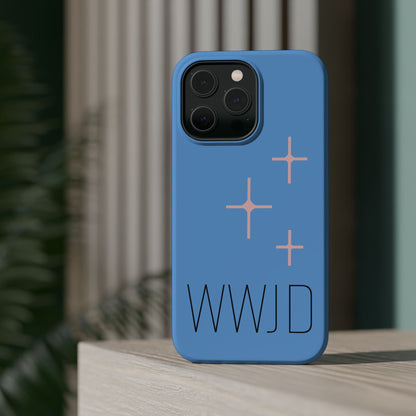 WWJD Magnetic Impact‑Resistant Phone Case — Slim Shockproof MagSafe Compatible