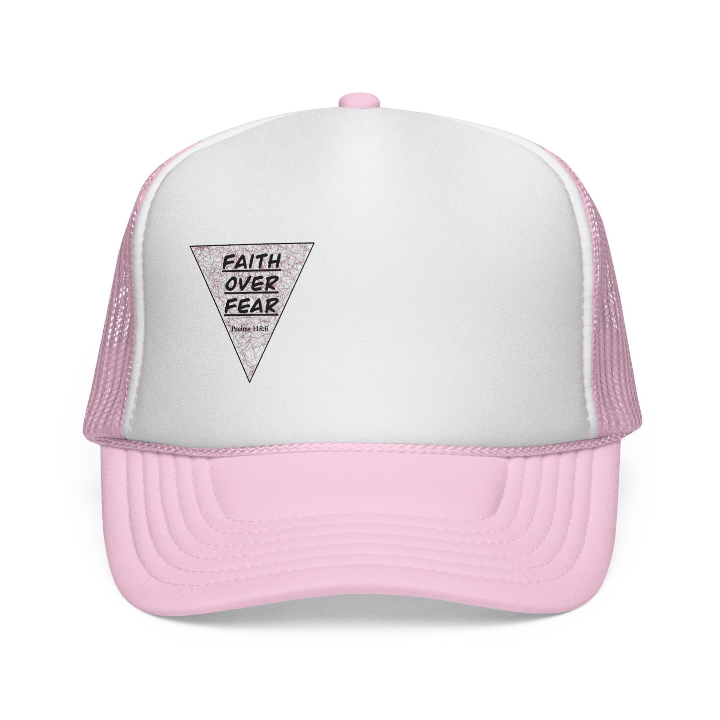 Faith Over Fear Trucker Cap — Inspirational Mesh Baseball Hat
