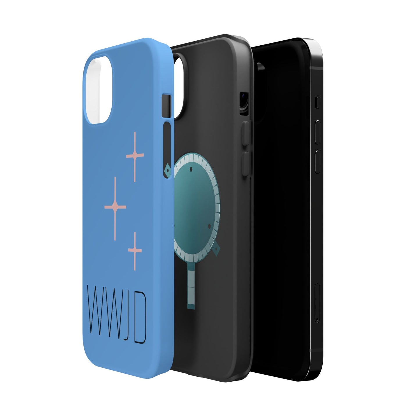 WWJD Magnetic Impact‑Resistant Phone Case — Slim Shockproof MagSafe Compatible