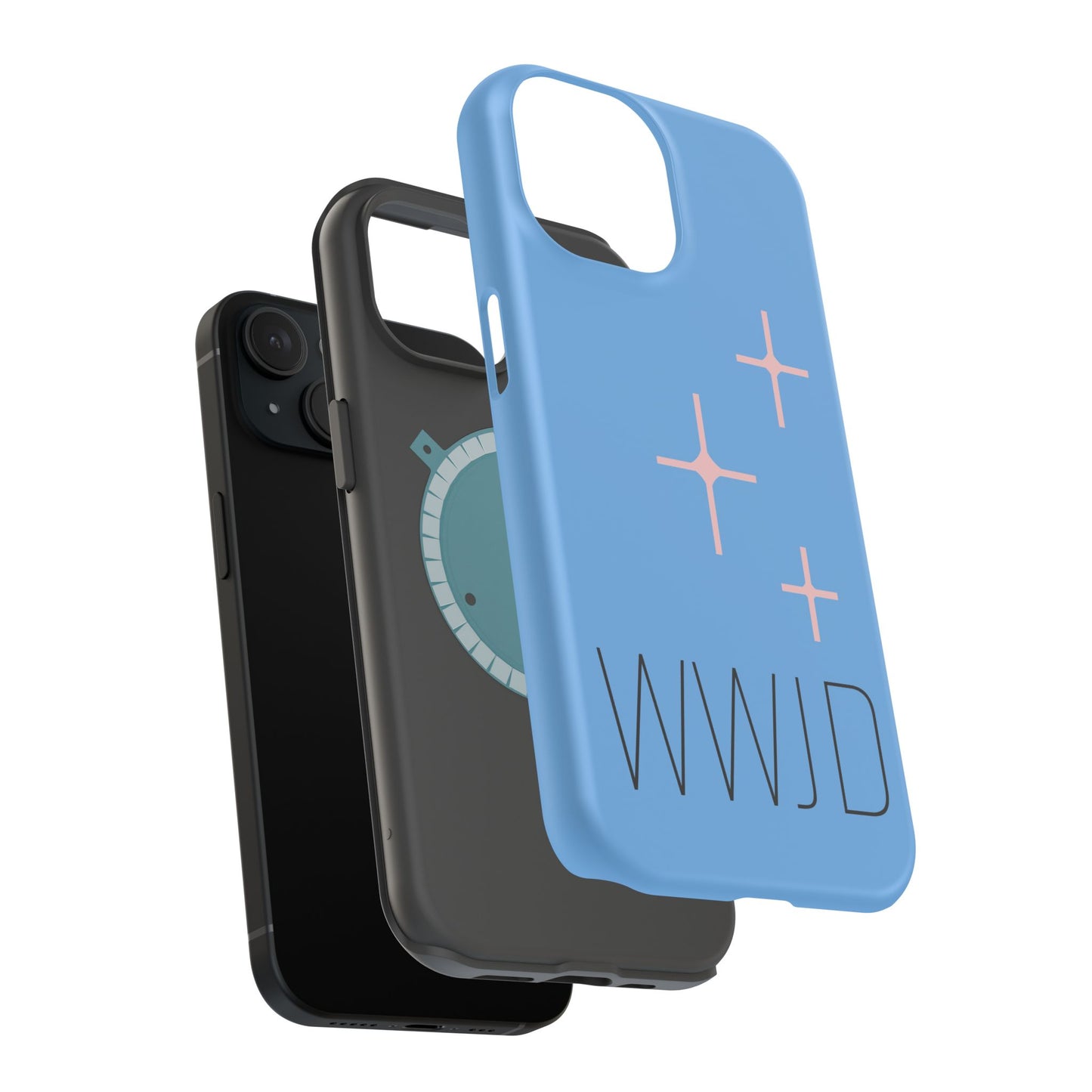 WWJD Magnetic Impact‑Resistant Phone Case — Slim Shockproof MagSafe Compatible