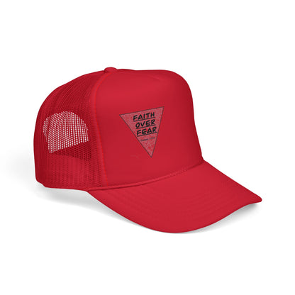 Faith Over Fear Trucker Cap — Inspirational Mesh Baseball Hat