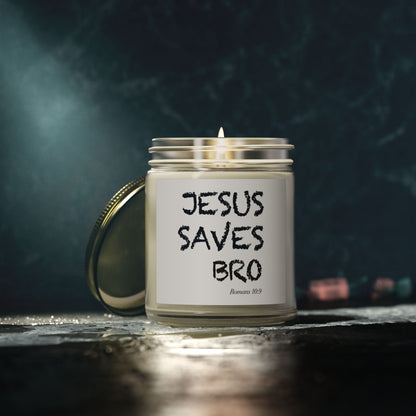 Jesus Saves Bro Scented Candle (4oz/9oz)