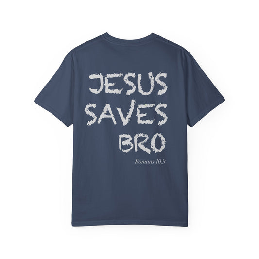 Jesus Saves Bro T-Shirt — Casual Christian Graphic Tee