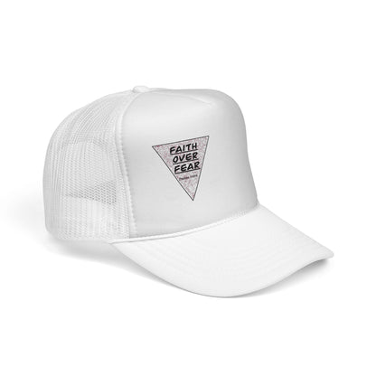 Faith Over Fear Trucker Cap — Inspirational Mesh Baseball Hat