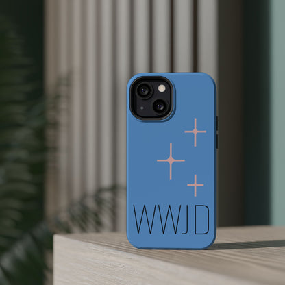 WWJD Magnetic Impact‑Resistant Phone Case — Slim Shockproof MagSafe Compatible
