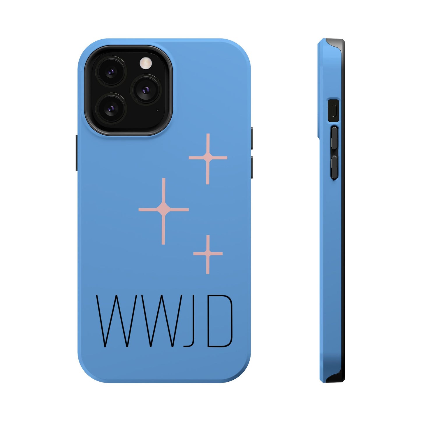 WWJD Magnetic Impact‑Resistant Phone Case — Slim Shockproof MagSafe Compatible