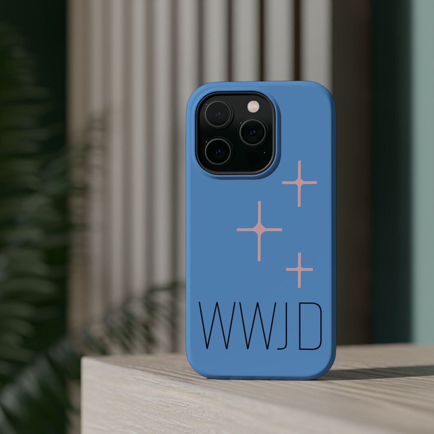 WWJD Magnetic Impact‑Resistant Phone Case — Slim Shockproof MagSafe Compatible