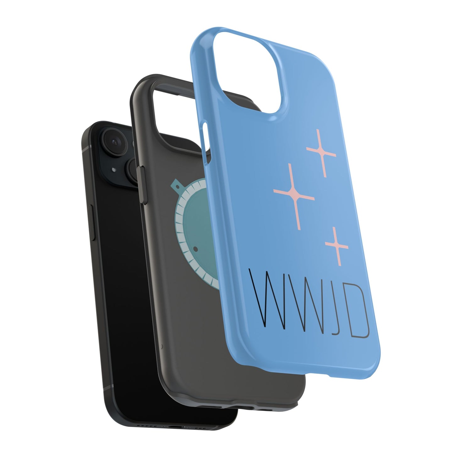 WWJD Magnetic Impact‑Resistant Phone Case — Slim Shockproof MagSafe Compatible