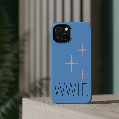 WWJD Magnetic Impact‑Resistant Phone Case — Slim Shockproof MagSafe Compatible
