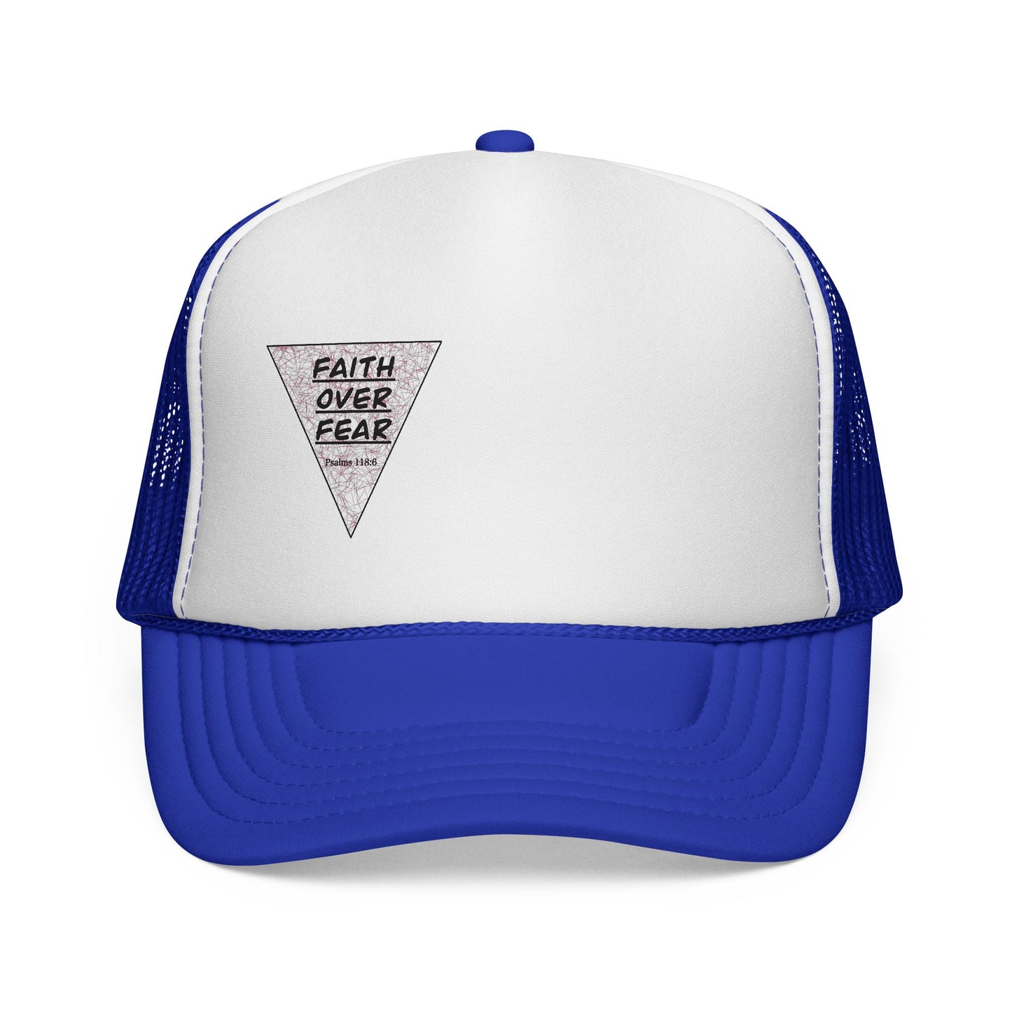 Faith Over Fear Trucker Cap — Inspirational Mesh Baseball Hat