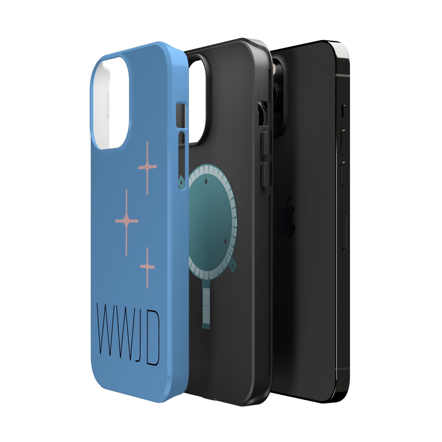 WWJD Magnetic Impact‑Resistant Phone Case — Slim Shockproof MagSafe Compatible