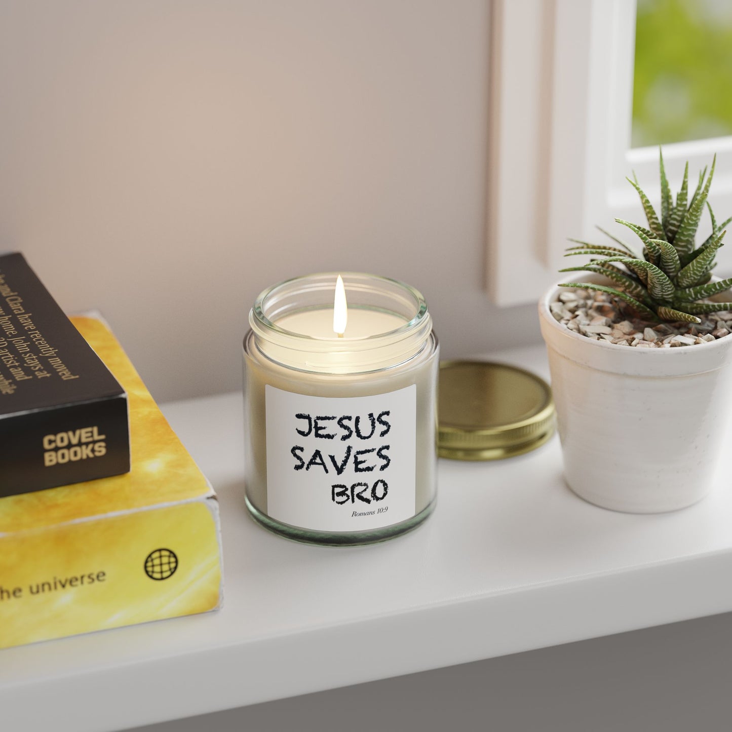 Jesus Saves Bro Scented Candle (4oz/9oz)