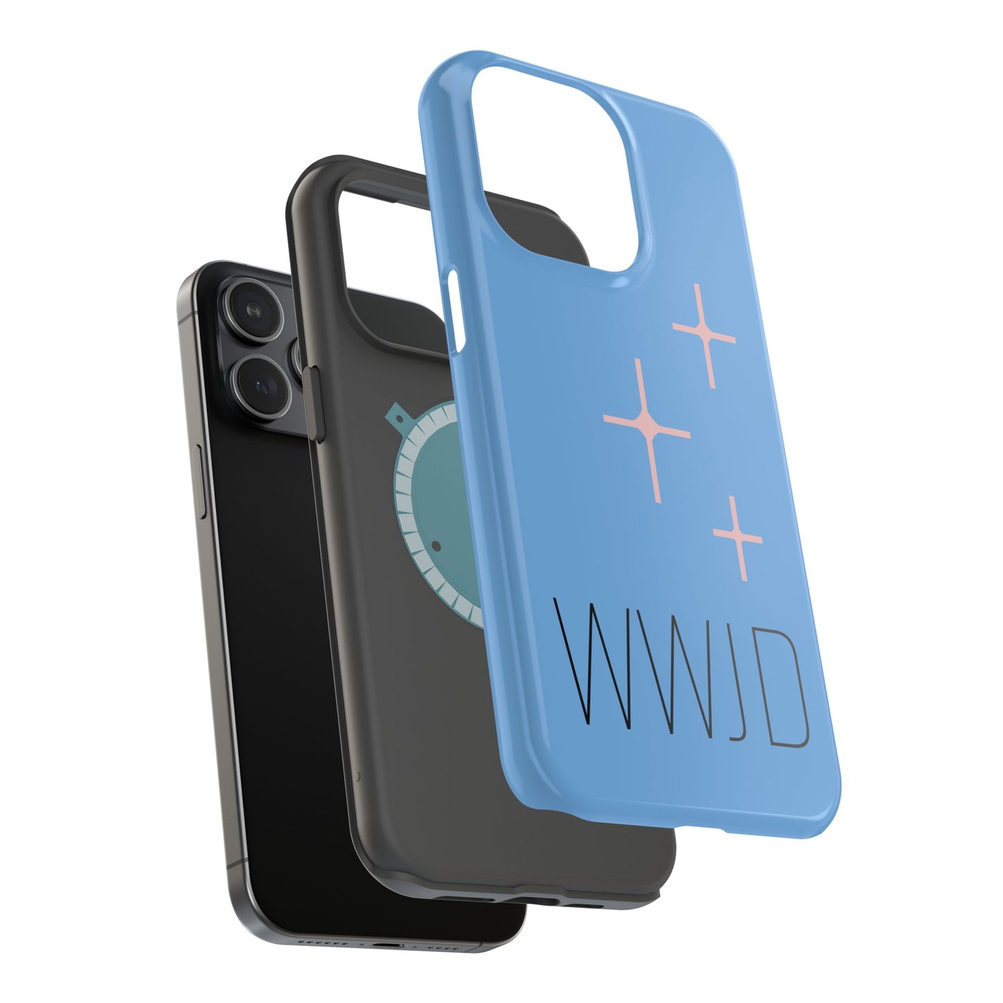WWJD Magnetic Impact‑Resistant Phone Case — Slim Shockproof MagSafe Compatible