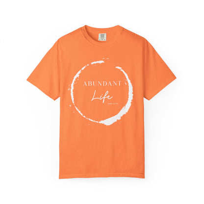 Abundant Life Scripture T-Shirt — 'Live Life Abundantly' Faith Tee
