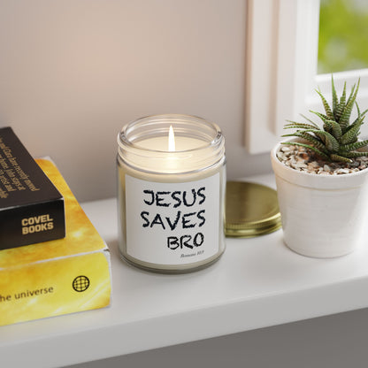 Jesus Saves Bro Scented Candle (4oz/9oz)