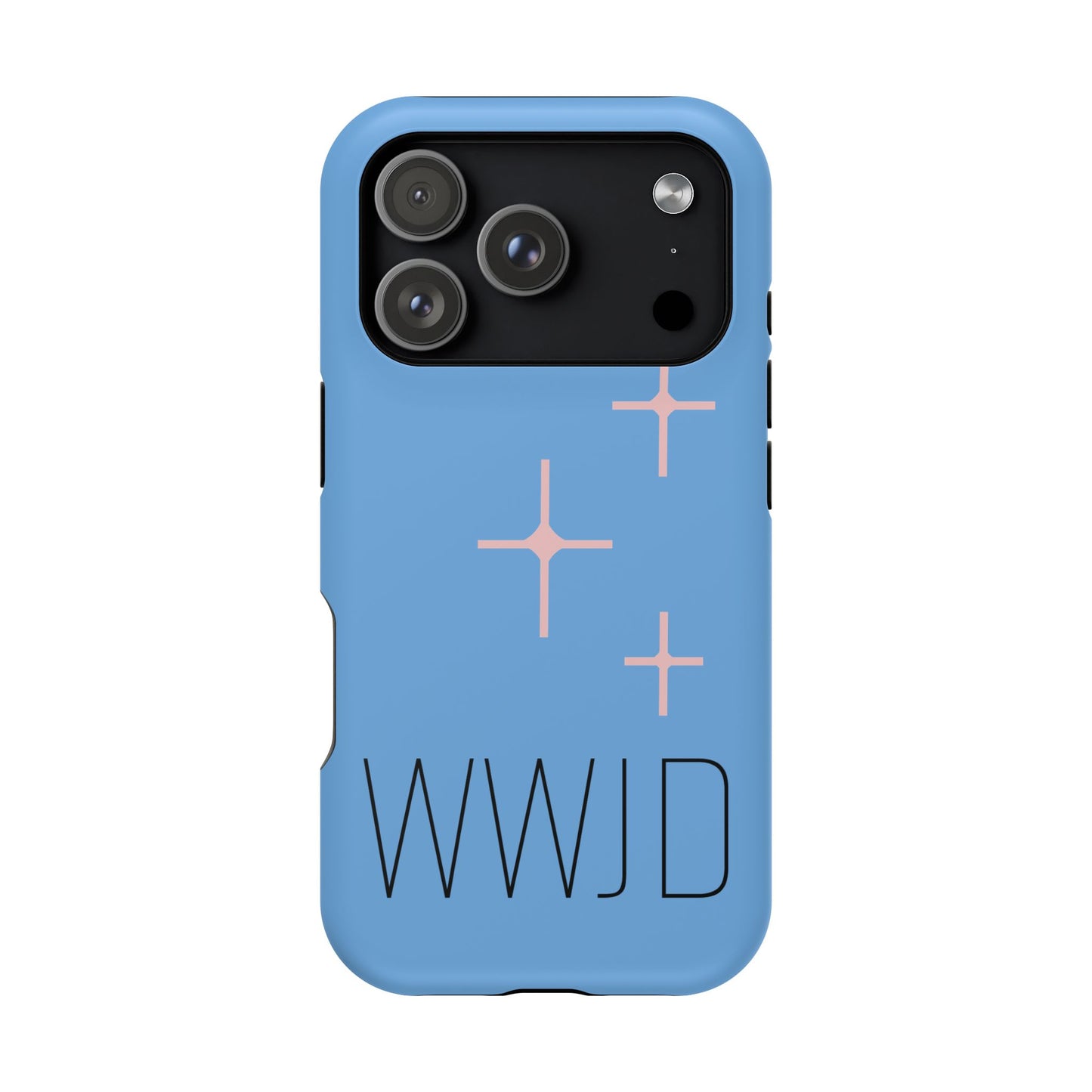 WWJD Magnetic Impact‑Resistant Phone Case — Slim Shockproof MagSafe Compatible