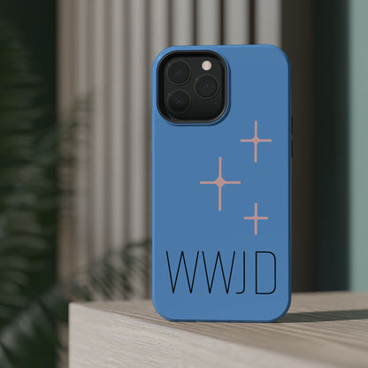 WWJD Magnetic Impact‑Resistant Phone Case — Slim Shockproof MagSafe Compatible