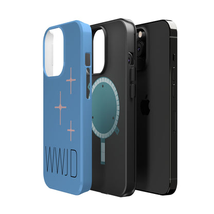 WWJD Magnetic Impact‑Resistant Phone Case — Slim Shockproof MagSafe Compatible